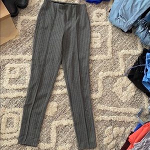 Cute grey and white stripped pants